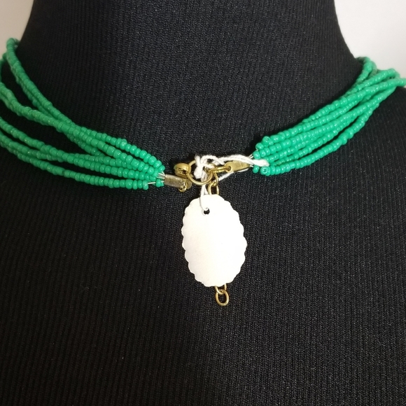 Green and Chartreuse Necklace - Picture 2 of 2